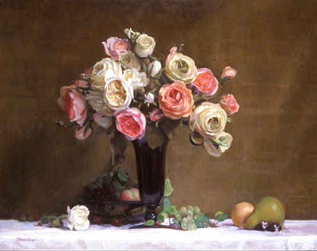 Bouquet of Roses and Fruit